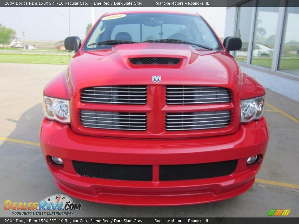 2004 Dodge Ram 1500 SRT-10 Regular Cab Flame Red / Dark Slate Gray Photo #2