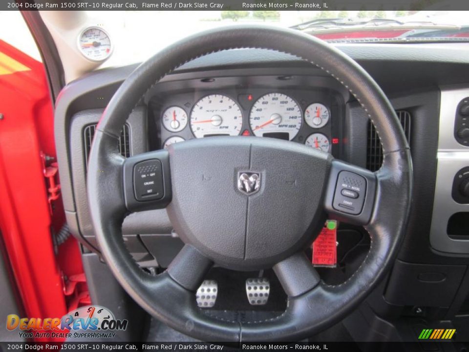 2004 Dodge Ram 1500 SRT-10 Regular Cab Steering Wheel Photo #4