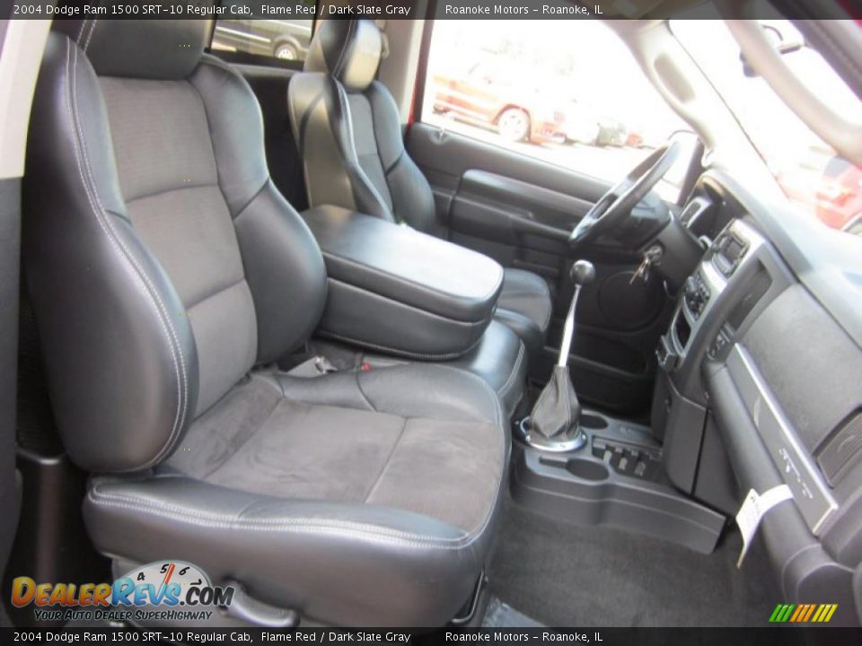 Dark Slate Gray Interior - 2004 Dodge Ram 1500 SRT-10 Regular Cab Photo #5