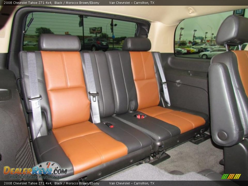 Morocco Brown/Ebony Interior - 2008 Chevrolet Tahoe Z71 4x4 Photo #12