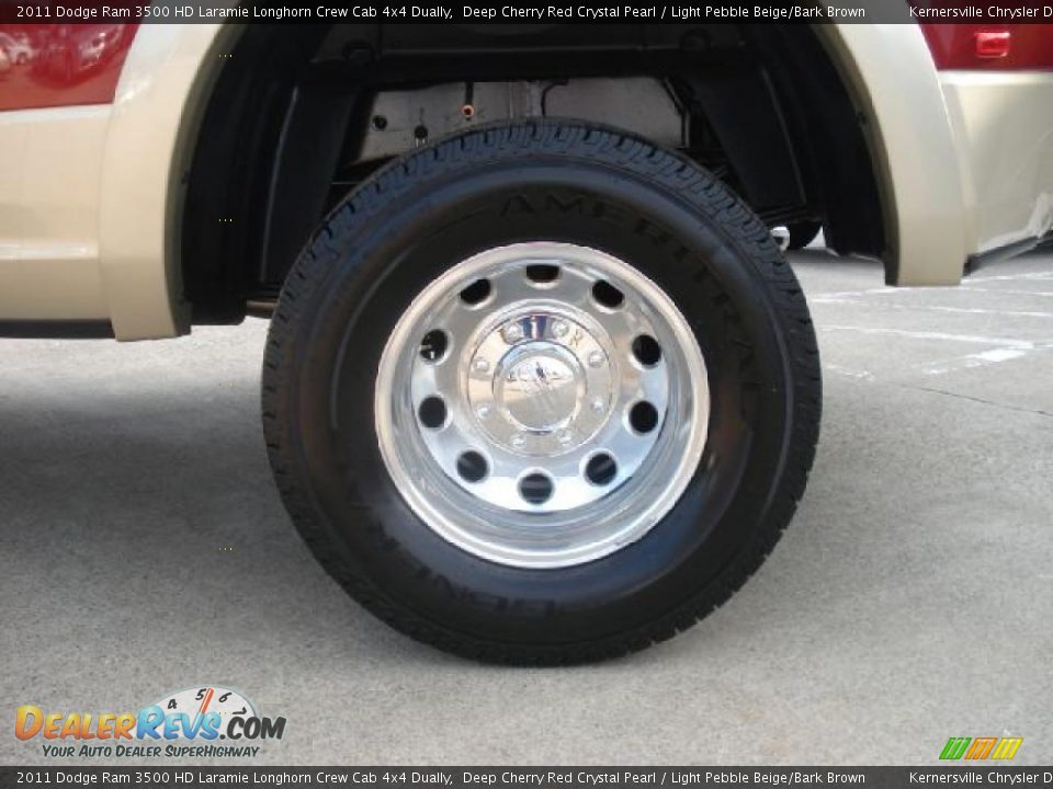 2011 Dodge Ram 3500 HD Laramie Longhorn Crew Cab 4x4 Dually Wheel Photo #17