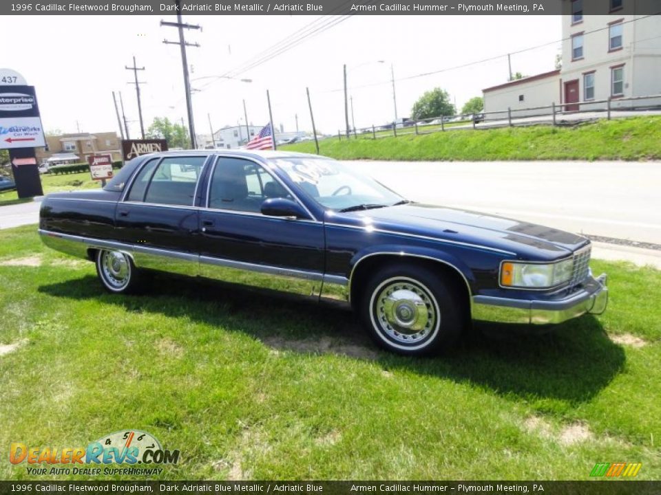 Dark Adriatic Blue Metallic 1996 Cadillac Fleetwood Brougham Photo #6