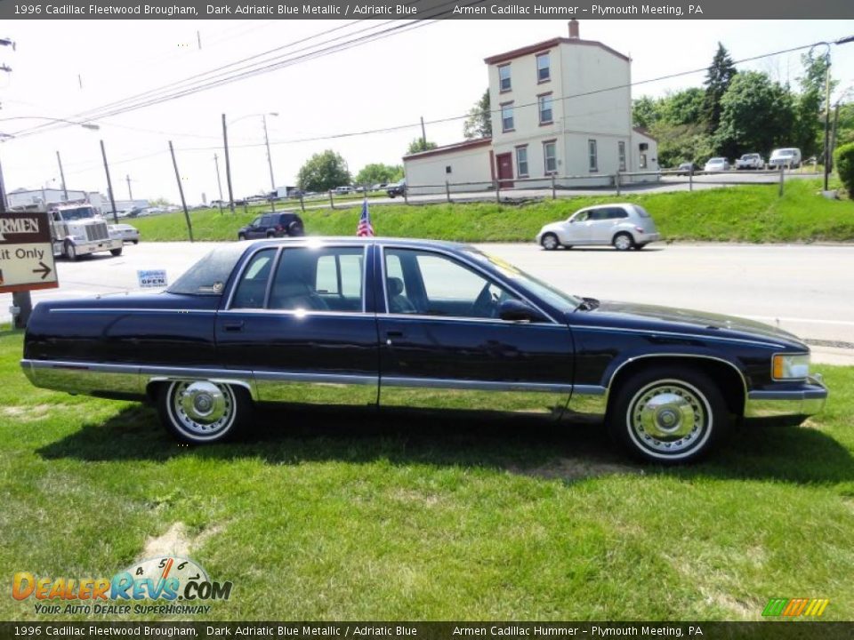 Dark Adriatic Blue Metallic 1996 Cadillac Fleetwood Brougham Photo #7