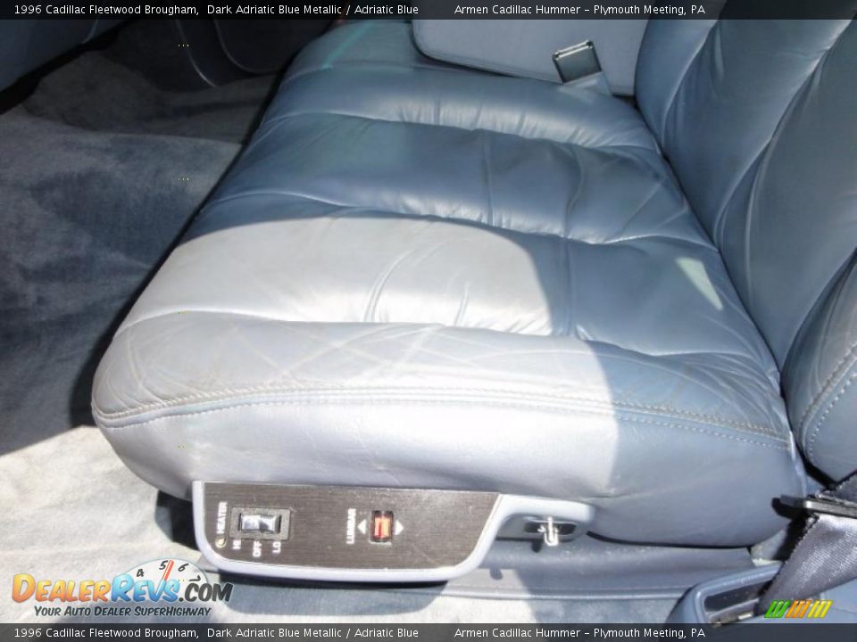 Adriatic Blue Interior - 1996 Cadillac Fleetwood Brougham Photo #16