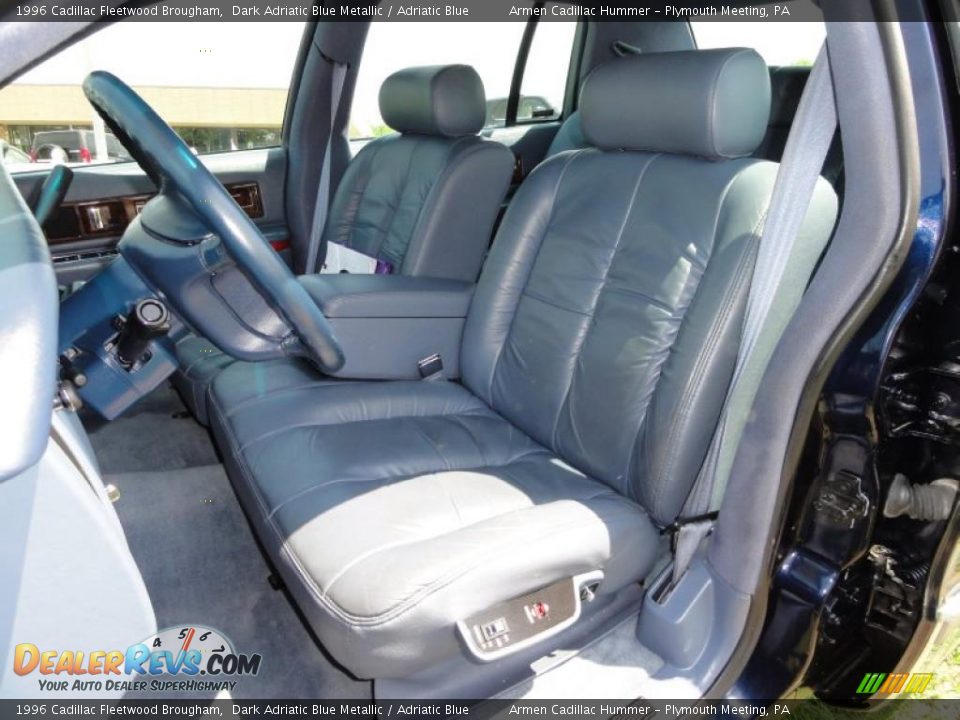 Adriatic Blue Interior - 1996 Cadillac Fleetwood Brougham Photo #17