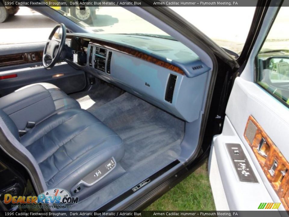 Adriatic Blue Interior - 1996 Cadillac Fleetwood Brougham Photo #18