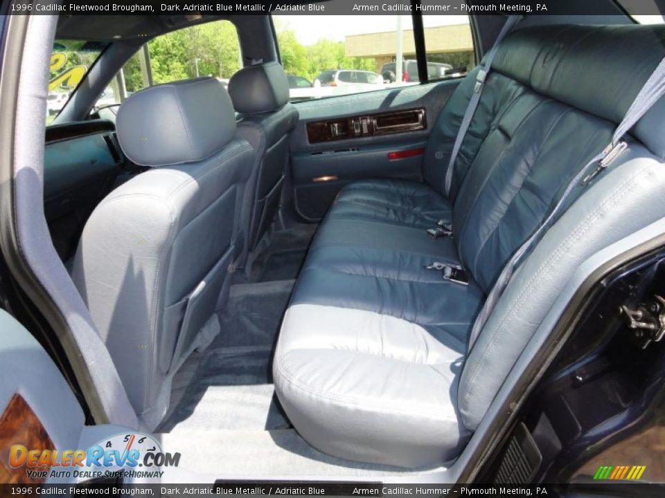 Adriatic Blue Interior - 1996 Cadillac Fleetwood Brougham Photo #24