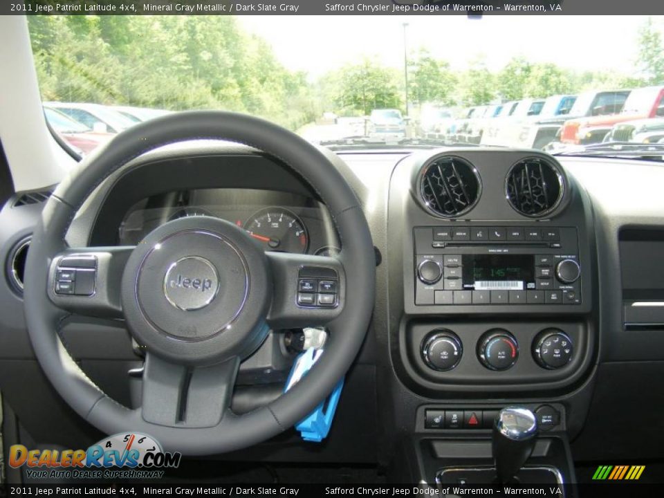2011 Jeep Patriot Latitude 4x4 Mineral Gray Metallic / Dark Slate Gray Photo #9
