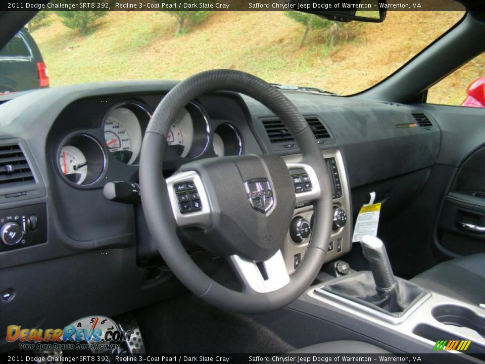 2011 Dodge Challenger SRT8 392 Steering Wheel Photo #7