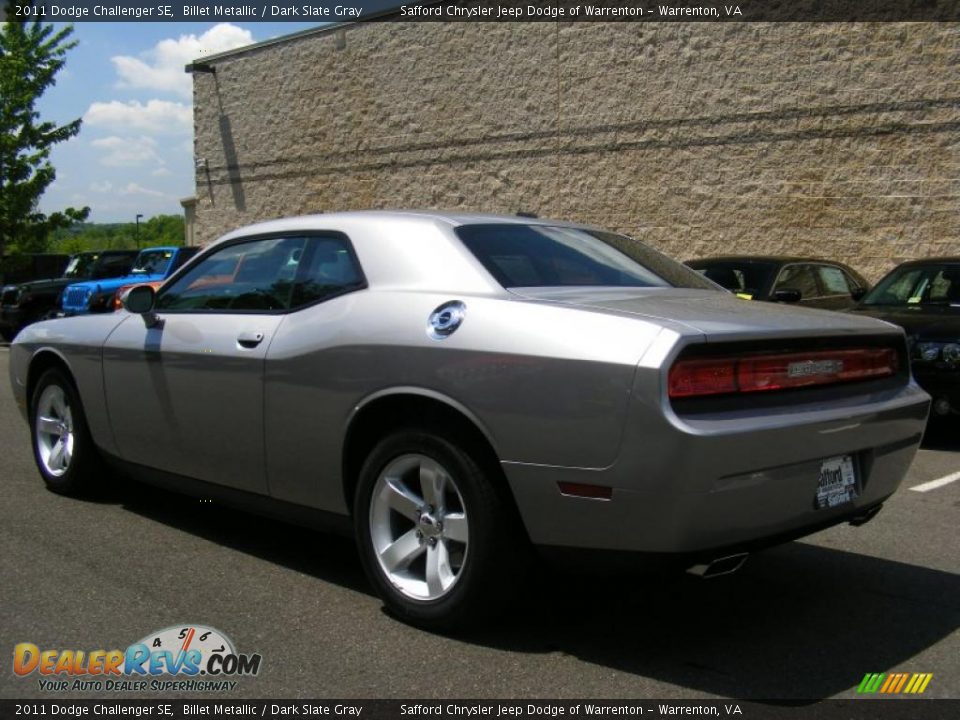 2011 Dodge Challenger SE Billet Metallic / Dark Slate Gray Photo #4