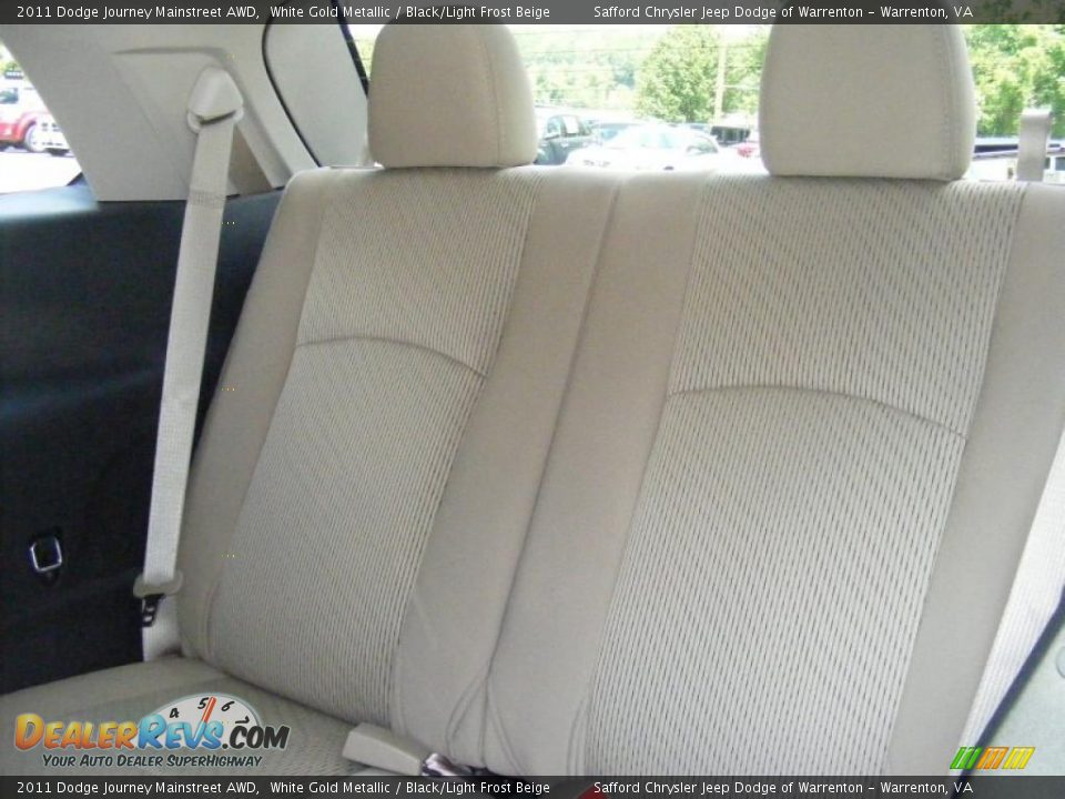 2011 Dodge Journey Mainstreet AWD White Gold Metallic / Black/Light Frost Beige Photo #8
