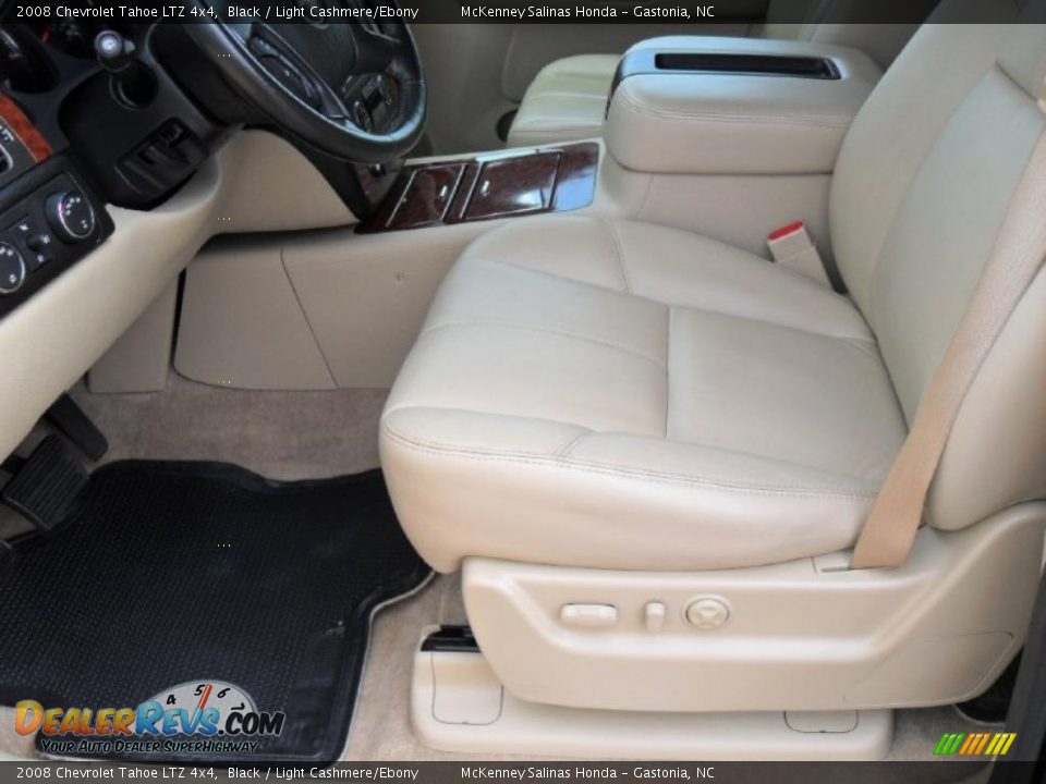 2008 Chevrolet Tahoe LTZ 4x4 Black / Light Cashmere/Ebony Photo #7