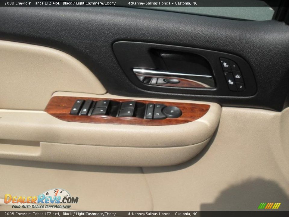 2008 Chevrolet Tahoe LTZ 4x4 Black / Light Cashmere/Ebony Photo #10