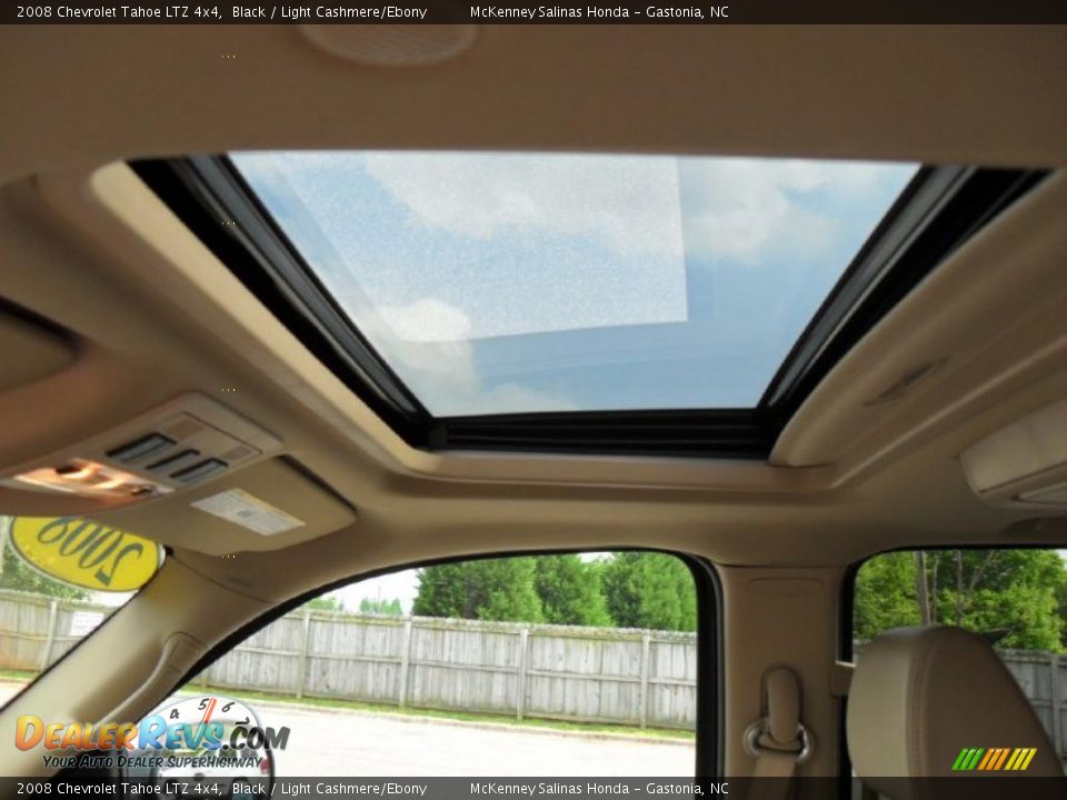 2008 Chevrolet Tahoe LTZ 4x4 Black / Light Cashmere/Ebony Photo #12