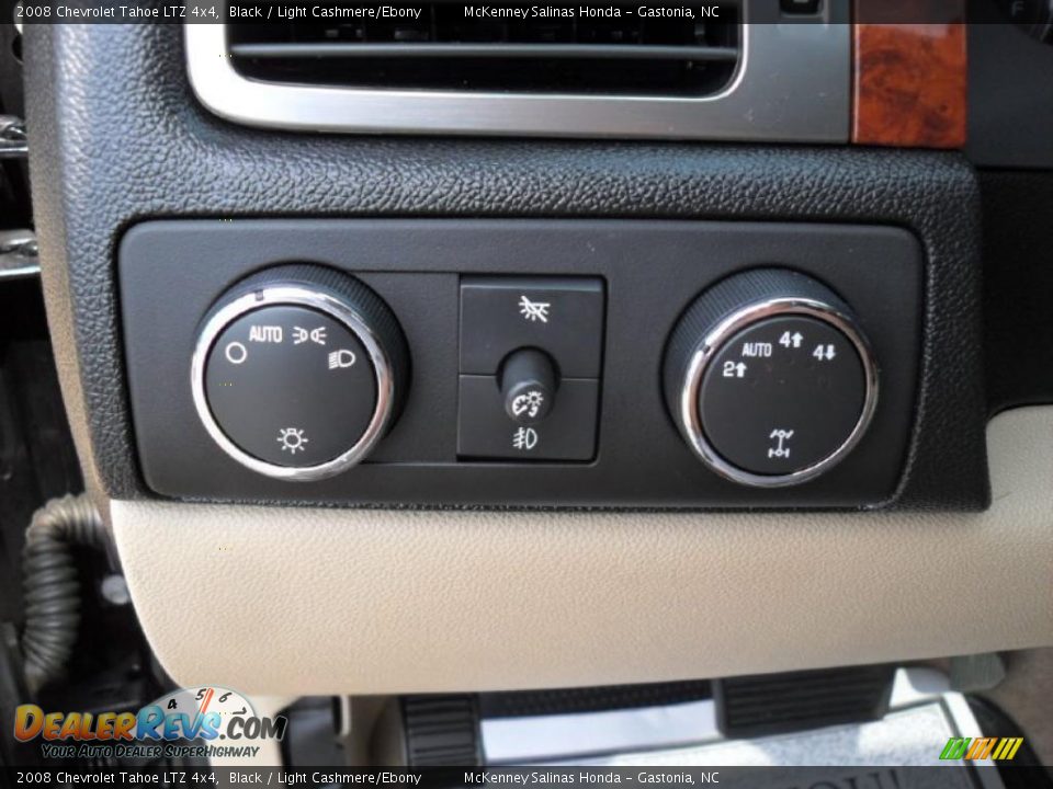 2008 Chevrolet Tahoe LTZ 4x4 Black / Light Cashmere/Ebony Photo #13