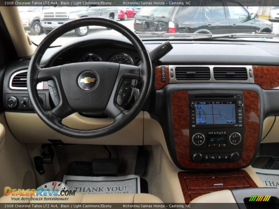2008 Chevrolet Tahoe LTZ 4x4 Black / Light Cashmere/Ebony Photo #21