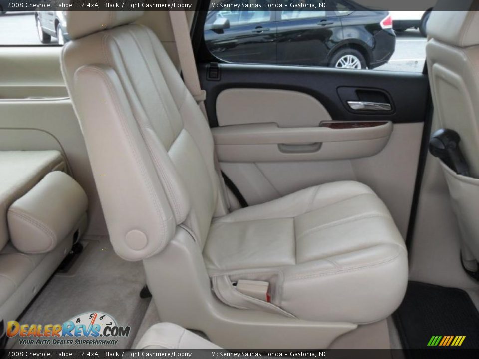 2008 Chevrolet Tahoe LTZ 4x4 Black / Light Cashmere/Ebony Photo #25
