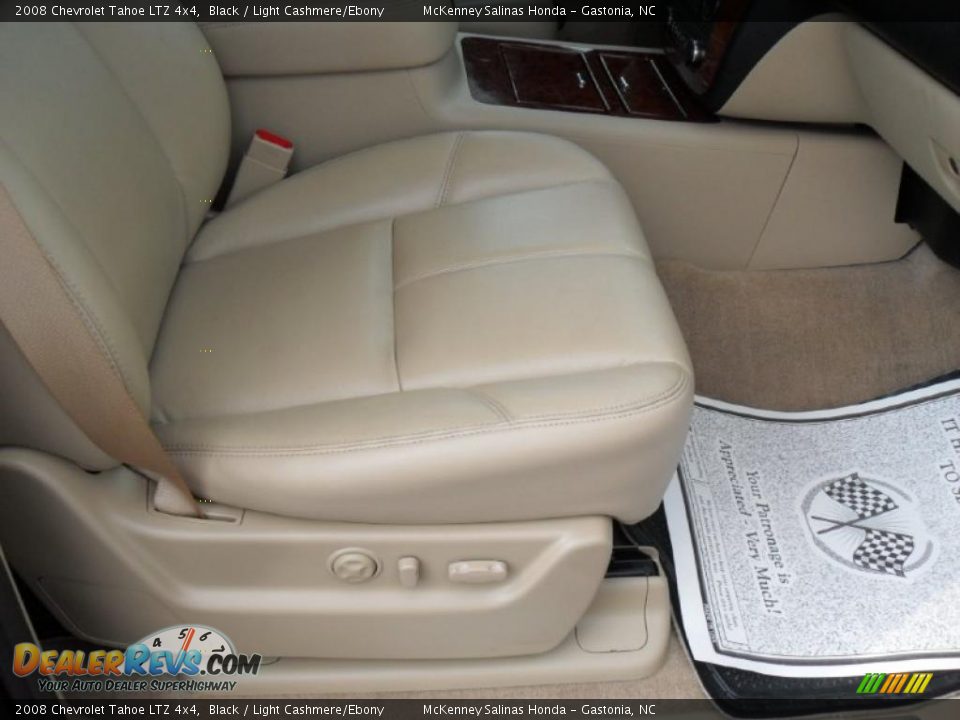 2008 Chevrolet Tahoe LTZ 4x4 Black / Light Cashmere/Ebony Photo #26