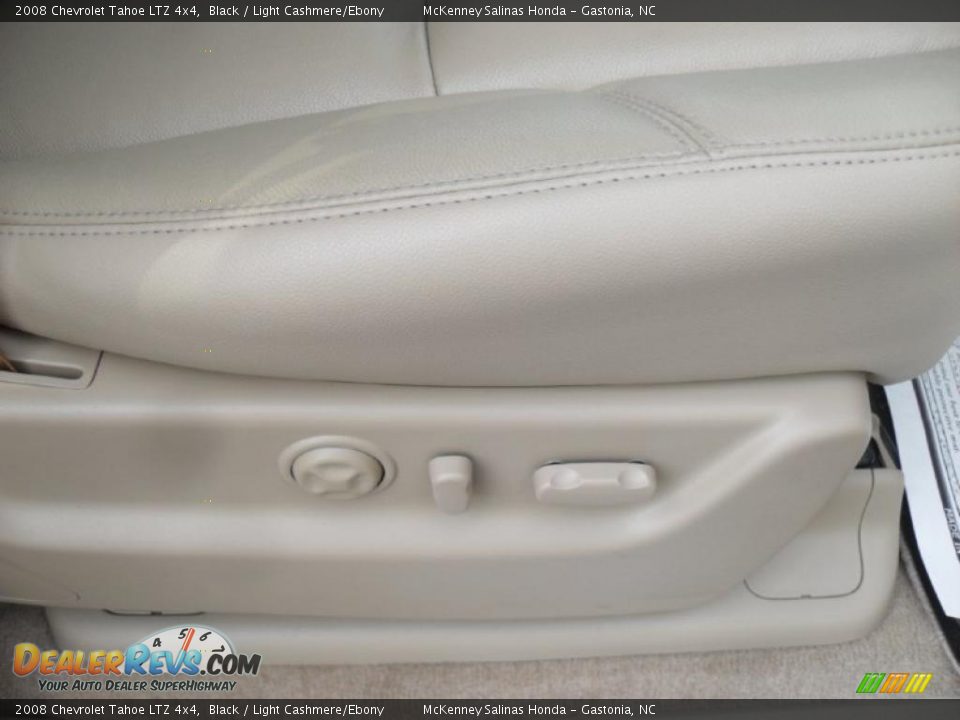 2008 Chevrolet Tahoe LTZ 4x4 Black / Light Cashmere/Ebony Photo #27