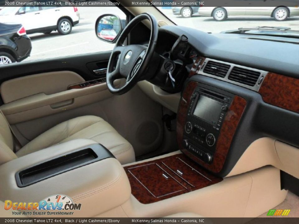 2008 Chevrolet Tahoe LTZ 4x4 Black / Light Cashmere/Ebony Photo #28