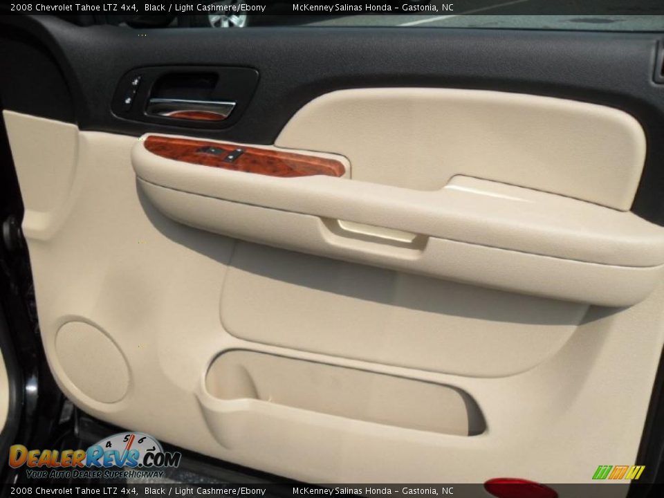 2008 Chevrolet Tahoe LTZ 4x4 Black / Light Cashmere/Ebony Photo #29