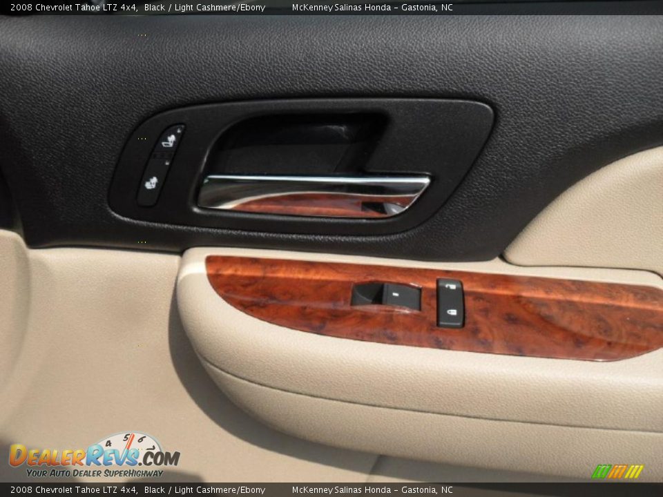2008 Chevrolet Tahoe LTZ 4x4 Black / Light Cashmere/Ebony Photo #30