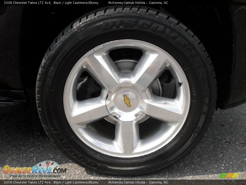 2008 Chevrolet Tahoe LTZ 4x4 Black / Light Cashmere/Ebony Photo #32
