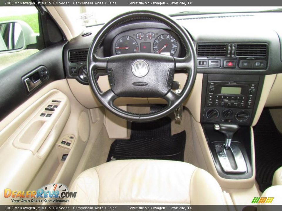 Dashboard of 2003 Volkswagen Jetta GLS TDI Sedan Photo #15