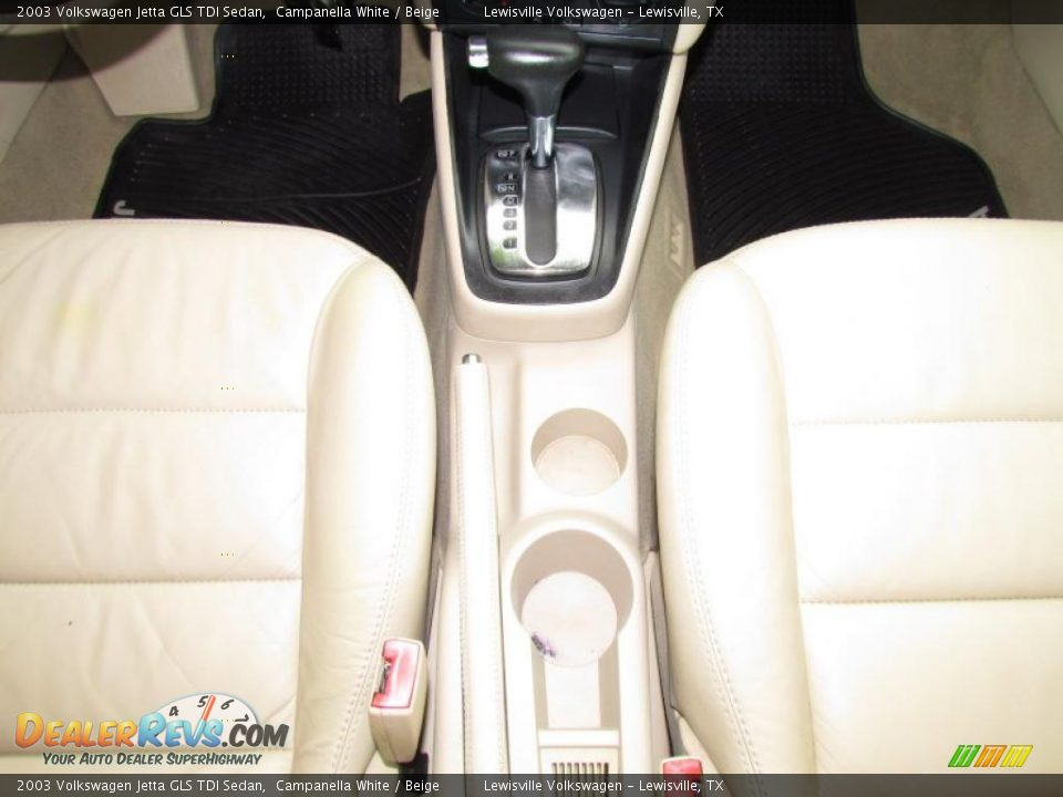2003 Volkswagen Jetta GLS TDI Sedan Campanella White / Beige Photo #17
