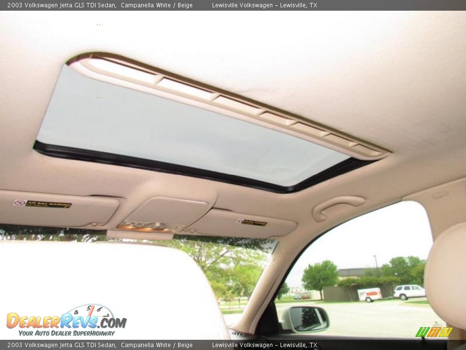 Sunroof of 2003 Volkswagen Jetta GLS TDI Sedan Photo #18