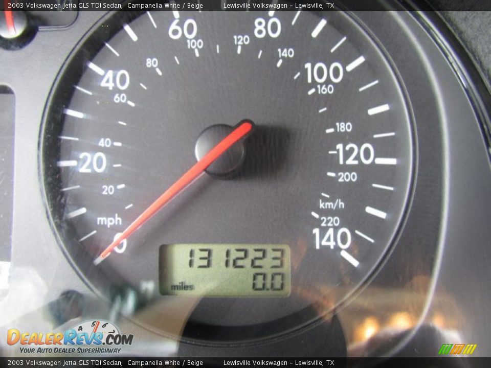 2003 Volkswagen Jetta GLS TDI Sedan Campanella White / Beige Photo #22