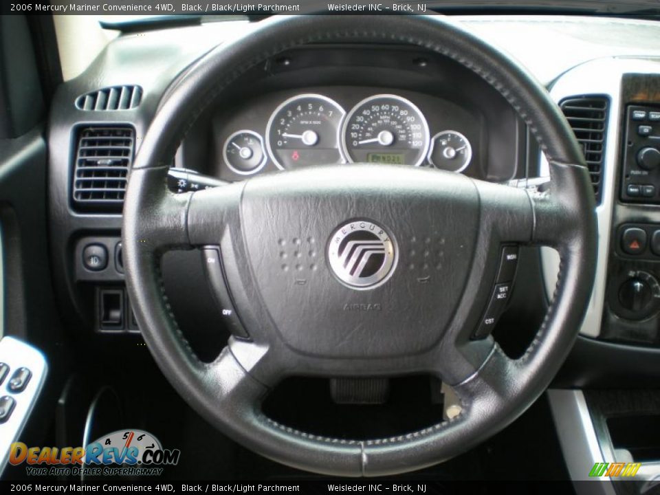 2006 Mercury Mariner Convenience 4WD Steering Wheel Photo #20