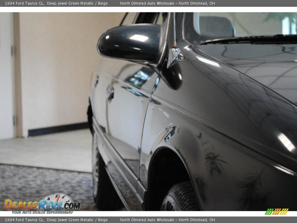 1994 Ford Taurus GL Deep Jewel Green Metallic / Beige Photo #13