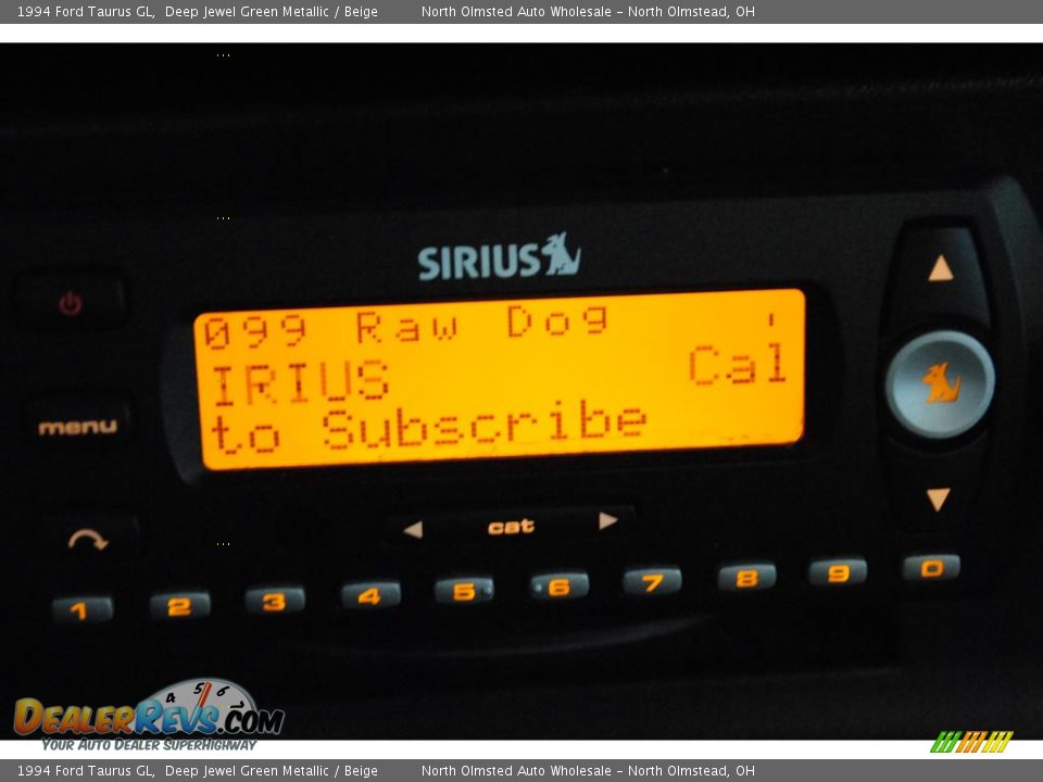 1994 Ford Taurus GL Deep Jewel Green Metallic / Beige Photo #30