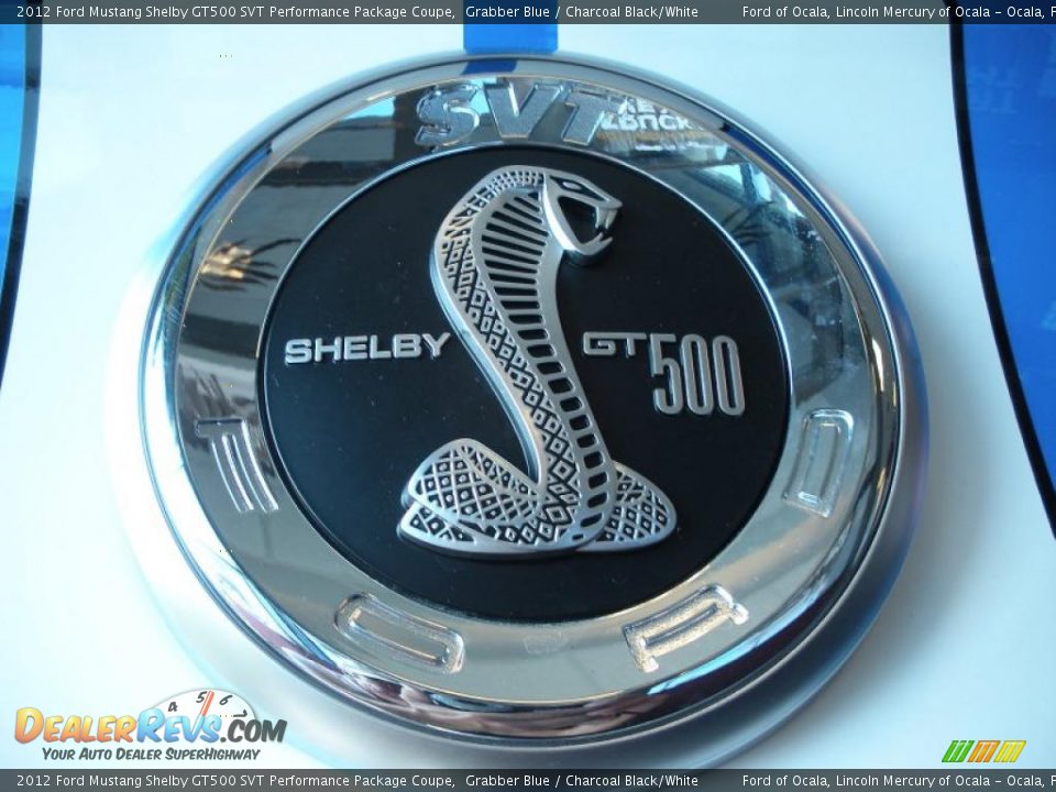 2012 Ford Mustang Shelby GT500 SVT Performance Package Coupe Logo Photo #4