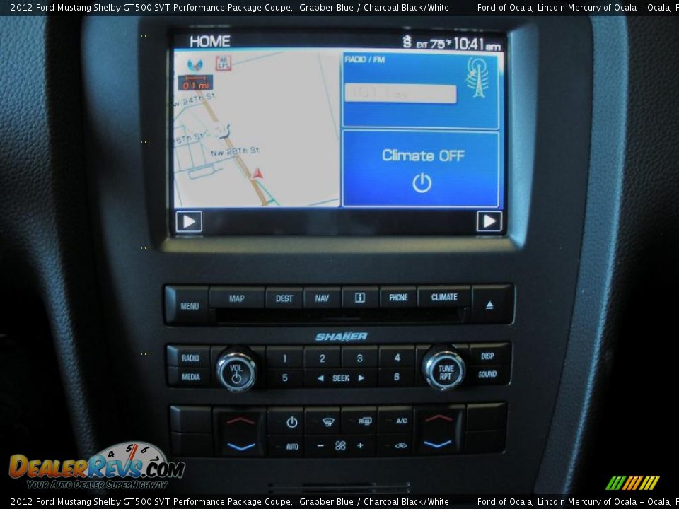 Navigation of 2012 Ford Mustang Shelby GT500 SVT Performance Package Coupe Photo #9