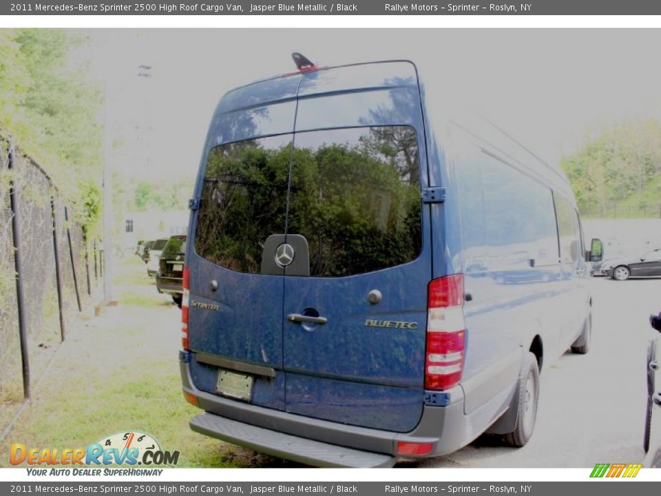 2011 Mercedes-Benz Sprinter 2500 High Roof Cargo Van Jasper Blue Metallic / Black Photo #5