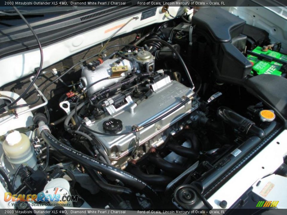 2003 Mitsubishi Outlander XLS 4WD 2.4 Liter SOHC 16-Valve 4 Cylinder Engine Photo #23