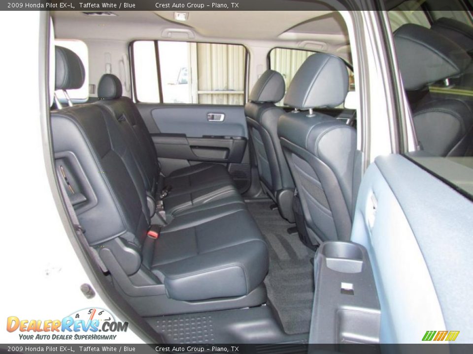 Blue Interior 2009 Honda Pilot Ex L Photo 10 Dealerrevs Com