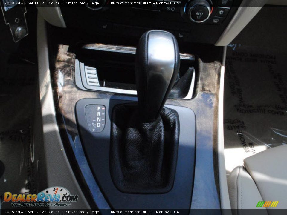 2008 BMW 3 Series 328i Coupe Crimson Red / Beige Photo #23