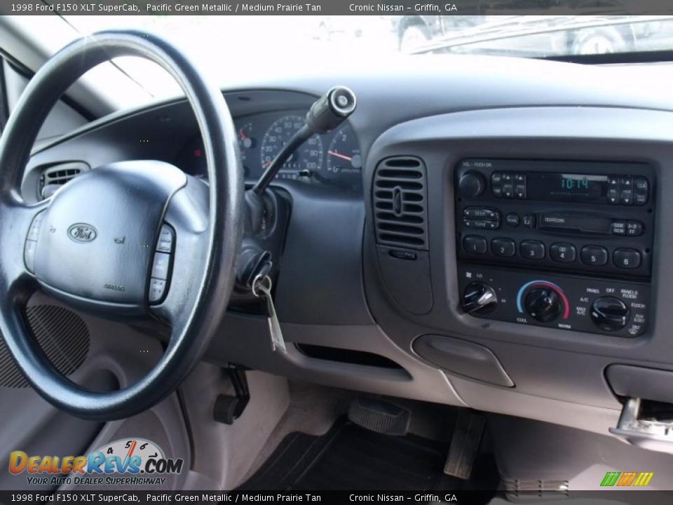 1998 Ford F150 XLT SuperCab Pacific Green Metallic / Medium Prairie Tan Photo #13