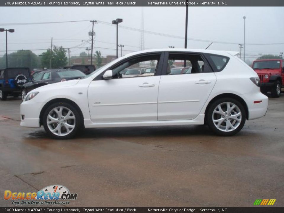 Crystal White Pearl Mica 2009 Mazda MAZDA3 s Touring Hatchback Photo #6