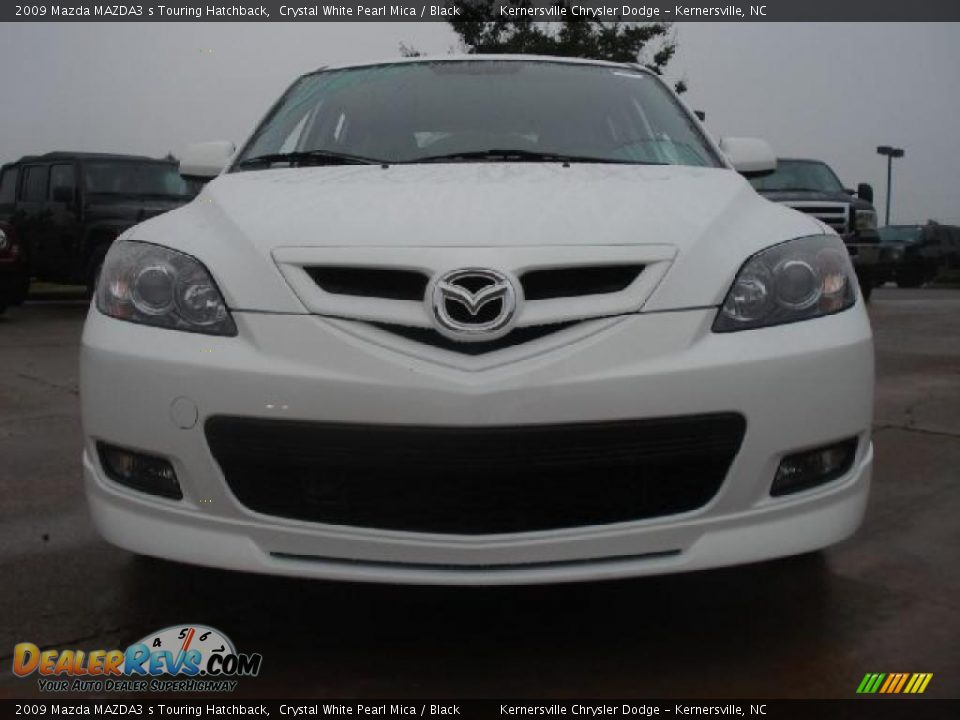 2009 Mazda MAZDA3 s Touring Hatchback Crystal White Pearl Mica / Black Photo #8