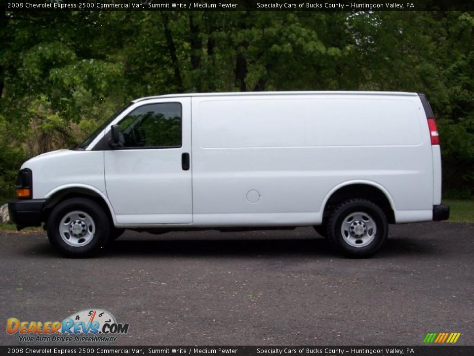 Summit White 2008 Chevrolet Express 2500 Commercial Van Photo #4