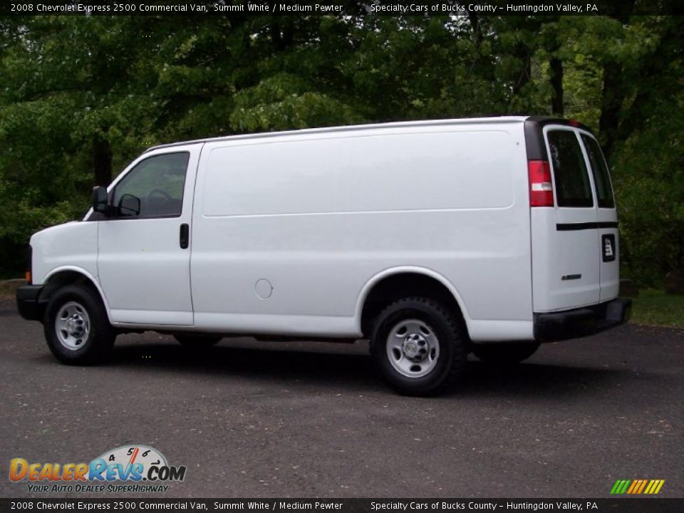 2008 Chevrolet Express 2500 Commercial Van Summit White / Medium Pewter Photo #5