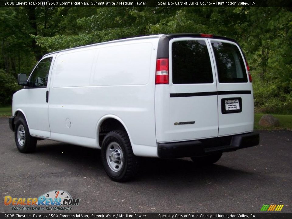 2008 Chevrolet Express 2500 Commercial Van Summit White / Medium Pewter Photo #6