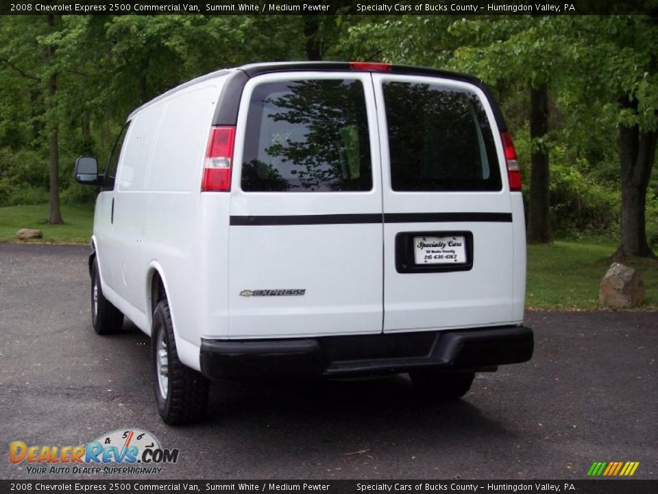 2008 Chevrolet Express 2500 Commercial Van Summit White / Medium Pewter Photo #7