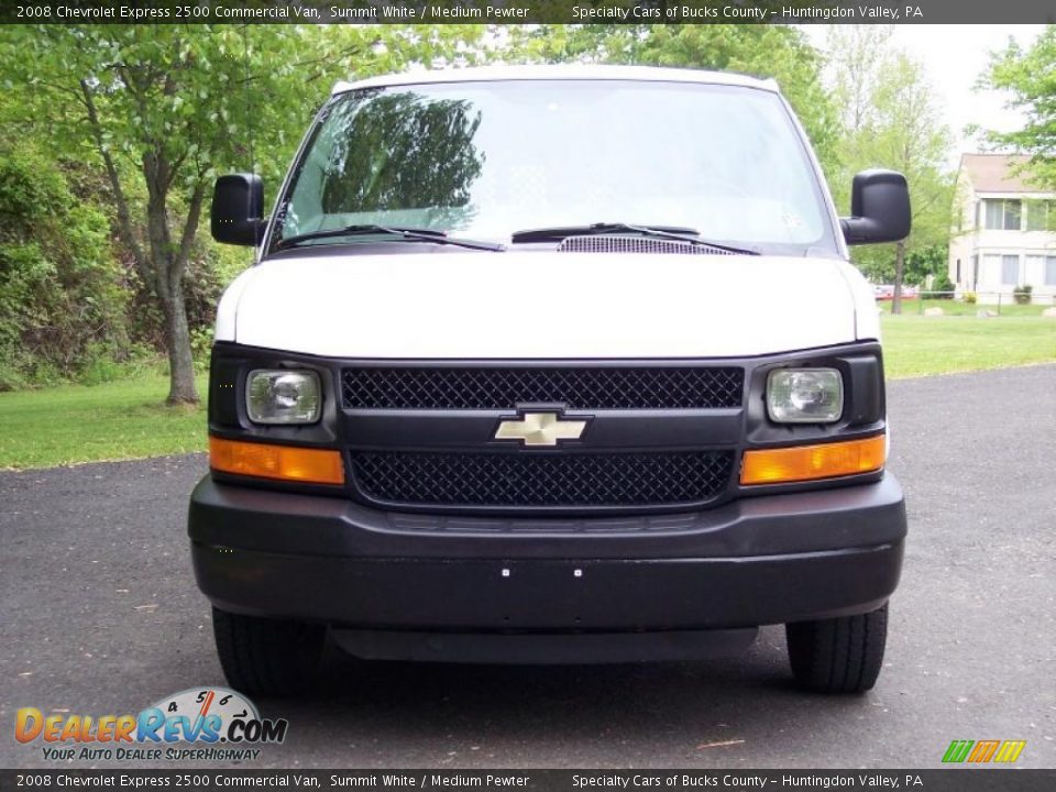 2008 Chevrolet Express 2500 Commercial Van Summit White / Medium Pewter Photo #8