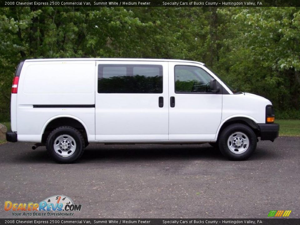 2008 Chevrolet Express 2500 Commercial Van Summit White / Medium Pewter Photo #12