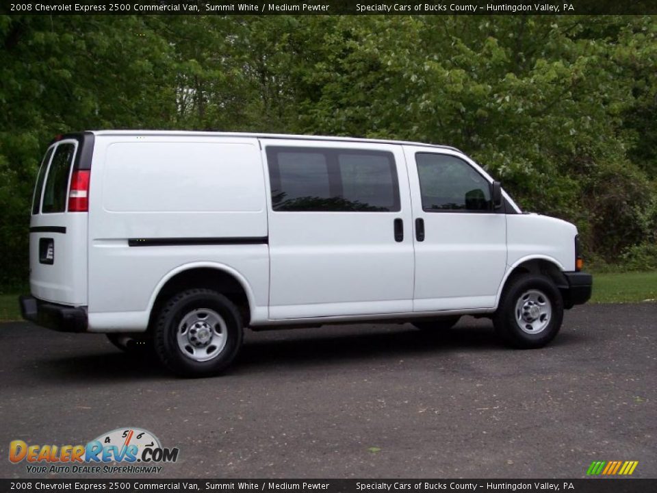 2008 Chevrolet Express 2500 Commercial Van Summit White / Medium Pewter Photo #13